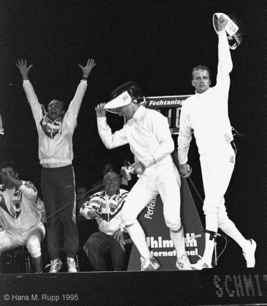 Arnd Schmitt
	wins the 1995 Men's Epee World Championships for Germany